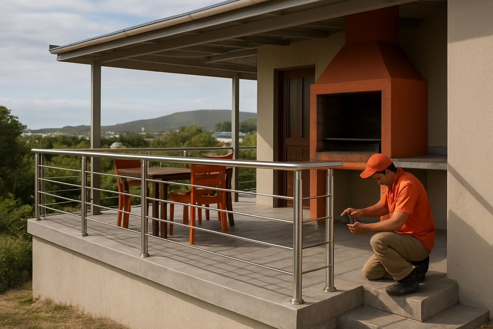 Fraaiuitsig Deck Rail